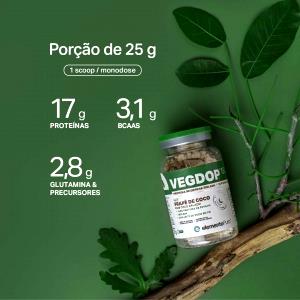 Quantas calorias em 1 porção (25 g) Vegdop?