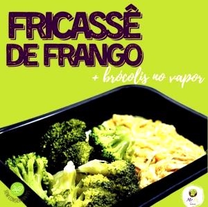 Quantas calorias em 1 porção (250 g) Fricassê de Frango + Brócolis no Vapor?