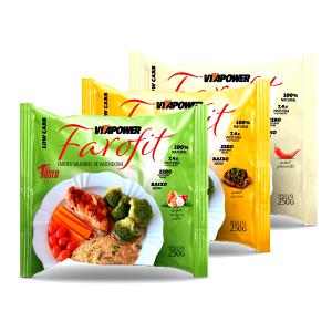 Quantas calorias em 1 porção (250 g) Power Fitness Low Carb?