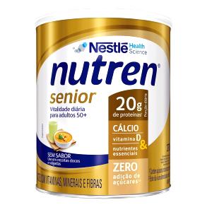 Quantas calorias em 1 porção (27,5 g) Nutren Senior sem Sabor?