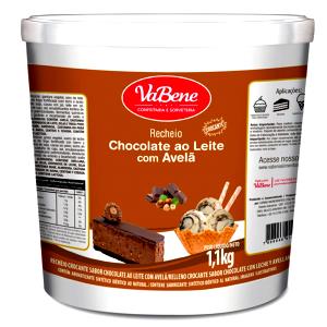 Quantas calorias em 1 porção (28,6 g) Chocolate Ao Leite com Avelã?