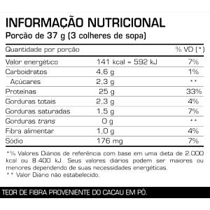 Quantas calorias em 1 porção (28 g) Amendo Crunch Whey?