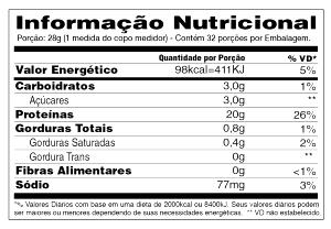 Quantas calorias em 1 porção (28 g) Puro Whey Performance?