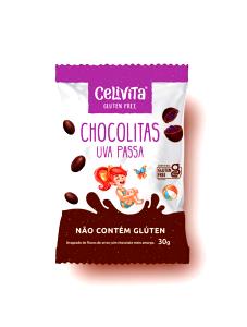 Quantas calorias em 1 Porção (28 G) Uvas-Passas Cobertas de Chocolate?