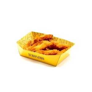 Quantas calorias em 1 porção (280 g) Chicken Fingers M?