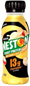 Quantas calorias em 1 porção (280 ml) Neston com Whey Protein Sabor Banana e Maçã?