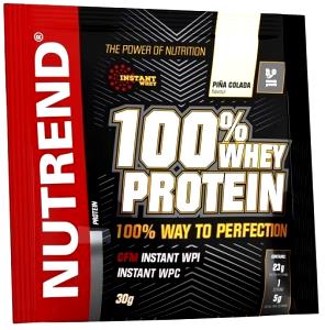 Quantas calorias em 1 porção (30 g) 100% Whey Protein?