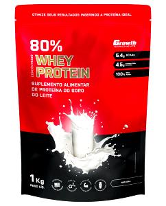 Quantas calorias em 1 porção (30 g) 80% Whey Protein Cookies & Cream?