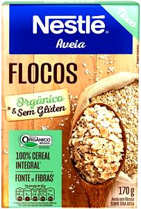 Quantas calorias em 1 porção (30 g) Aveia em Flocos Grossos sem Glúten?