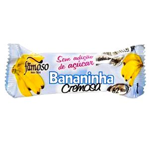 Quantas calorias em 1 porção (30 g) Bananinha Cremosa?