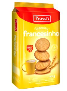 Quantas calorias em 1 porção (30 g) Biscoito Francesinho?