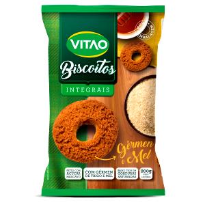 Quantas calorias em 1 porção (30 g) Biscoito Integral Gérmen e Mel?