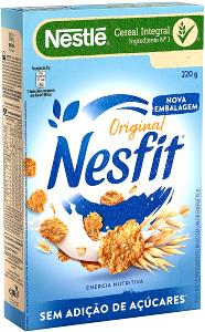 Quantas calorias em 1 porção (30 g) Cereal Matinal Nesfit Cacau?