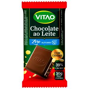 Quantas calorias em 1 porção (30 g) Chocolate Ao Leite Com Cereais?