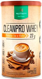 Quantas calorias em 1 porção (30 g) Cleanpro Whey Cappuccino?