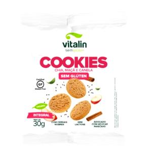 Quantas calorias em 1 porção (30 g) Cookies Integrais Maçã e Canela?