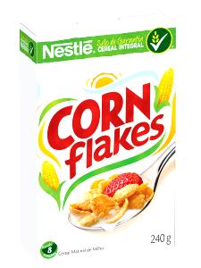 Quantas calorias em 1 porção (30 g) Corn Flakes?