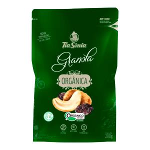 Quantas calorias em 1 porção (30 g) Granola Orgânica?