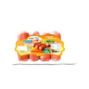 Quantas calorias em 1 porção (30 g) Linguiça Toscana de Soja?