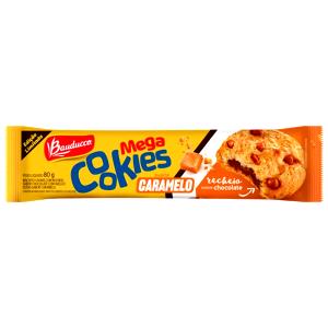 Quantas calorias em 1 porção (30 g) Mega Cookies Caramelo?