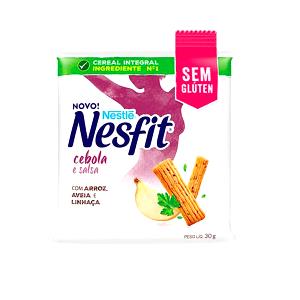 Quantas calorias em 1 porção (30 g) Nesfit Cebola e Salsa?