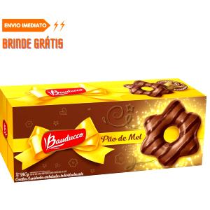 Quantas calorias em 1 porção (30 g) Pão de Mel Chocolate Ao Leite?