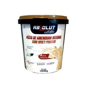 Quantas calorias em 1 porção (30 g) Pasta de Amendoim Integral com Whey Protein White Chocolate?