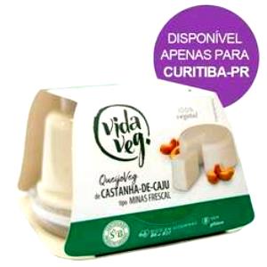 Quantas calorias em 1 porção (30 g) Queijo Veg Minas Frescal de Castanha de Caju?