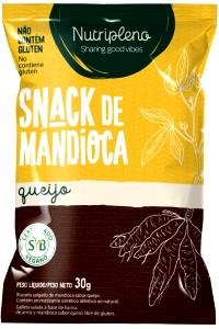 Quantas calorias em 1 porção (30 g) Snack de Mandioca Sabor Queijo?