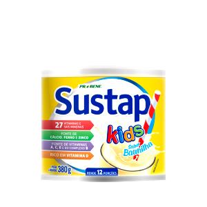 Quantas calorias em 1 porção (30 g) Sustap Kids?