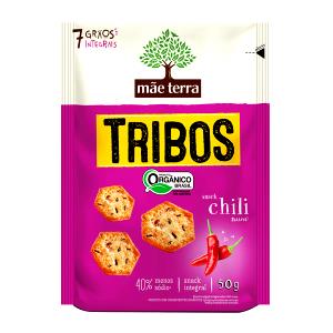 Quantas calorias em 1 porção (30 g) Tribos Chili?