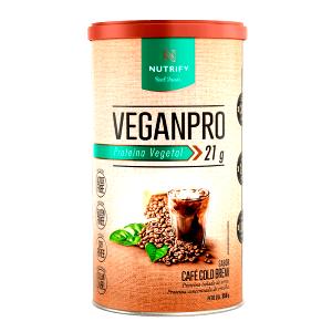 Quantas calorias em 1 porção (30 g) Veganpro Café Cold Brew?