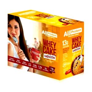 Quantas calorias em 1 porção (30 g) Whey Cake Amendoim?