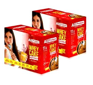 Quantas calorias em 1 porção (30 g) Whey Cake Maçã e Canela?