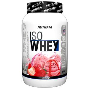 Quantas calorias em 1 porção (30 g) Whey Protein ISO Morango?