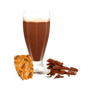 Quantas calorias em 1 porção (300 ml) Chocolate Gelado (300ml)?