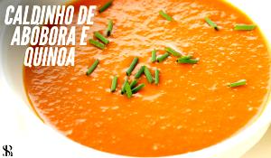 Quantas calorias em 1 porção (300 ml) Sopa de Abóbora com Quinoa?