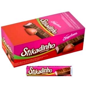 Quantas calorias em 1 porção (32 g) Stikadinho Sticks?