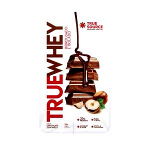 Quantas calorias em 1 porção (32 g) True Whey Chocolate com Avelã?