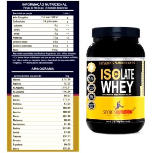 Quantas calorias em 1 porção (32 g) Whey Protein?