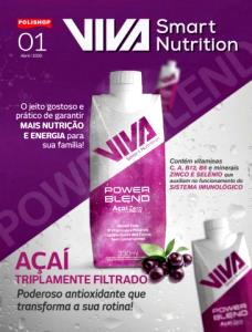 Quantas calorias em 1 porção (330 ml) Power Blend Açaí?