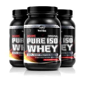 Quantas calorias em 1 porção (35 g) 100% Pure Whey Isolado?