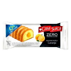 Quantas calorias em 1 porção (35 g) Bolinho Suíço Laranja?