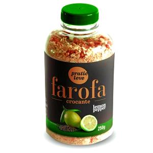 Quantas calorias em 1 porção (35 g) Farofa Crocante Lemon Pepper?