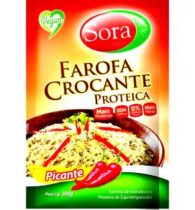 Quantas calorias em 1 porção (35 g) Farofa Crocante Proteica?