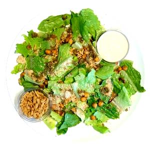Quantas calorias em 1 porção (350 g) Ceasar Salad?