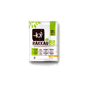 Quantas calorias em 1 porção (36 g) Rakkau 88 Baunilha?