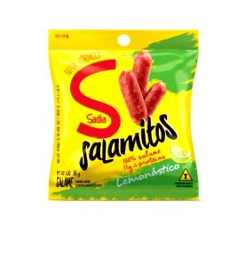 Quantas calorias em 1 porção (36 g) Salamitos?