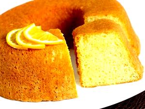 Quantas calorias em 1 porção (37 g) Bolo de Laranja?