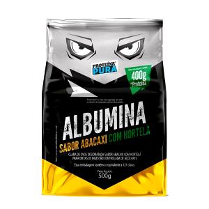 Quantas calorias em 1 porção (40 g) Albumina Abacaxi com Hortelã?